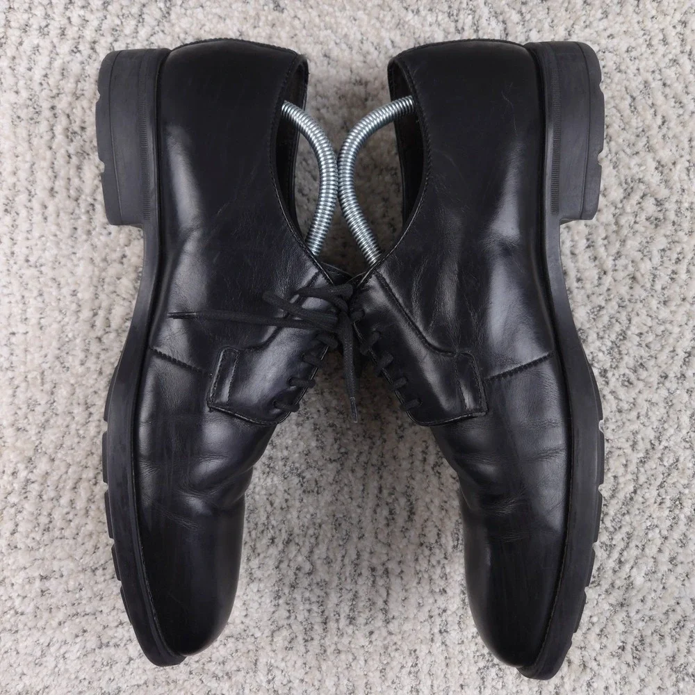To Boot New York Shoes Mens Size 11 Cap Toe Black Dress Lace Up Leather Oxford